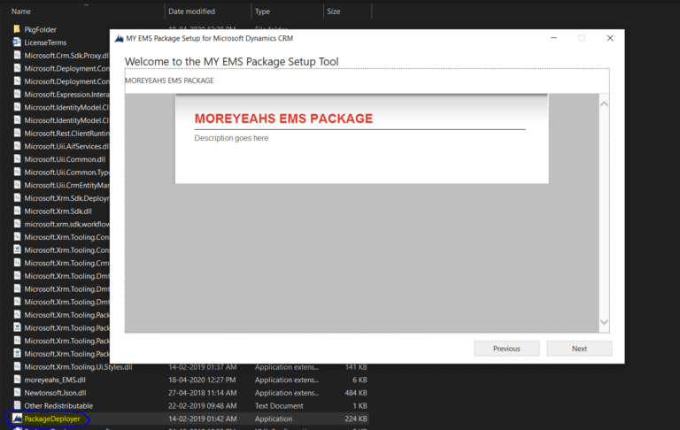 Run PackageDeployer, add your orgainization credentials and you will get the deployed wizard as below